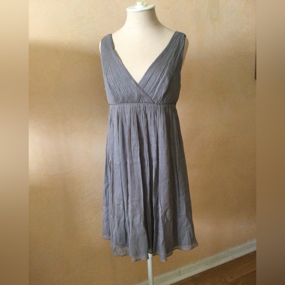 J Crew Gray Sleeveless Dress